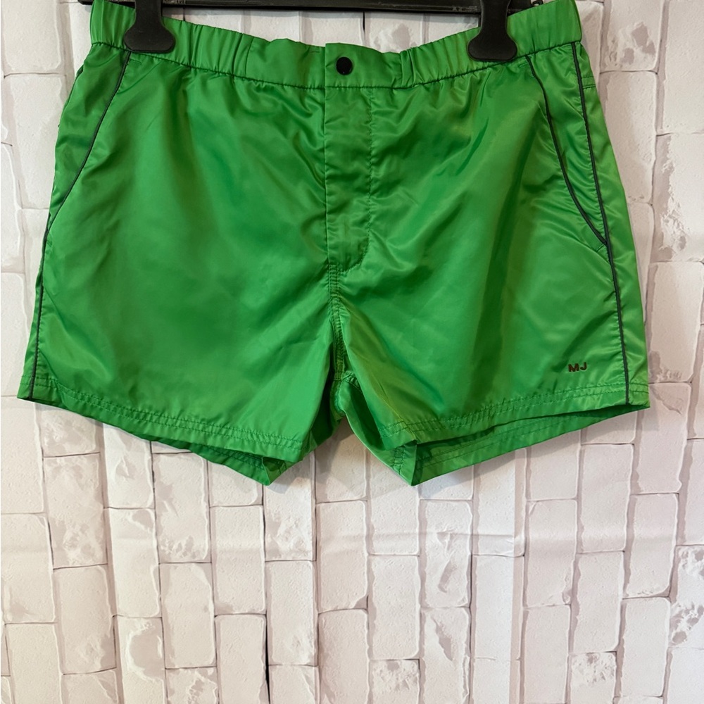 Marc Jacobs Green Swim Trunks Quick-Dry Comfort
